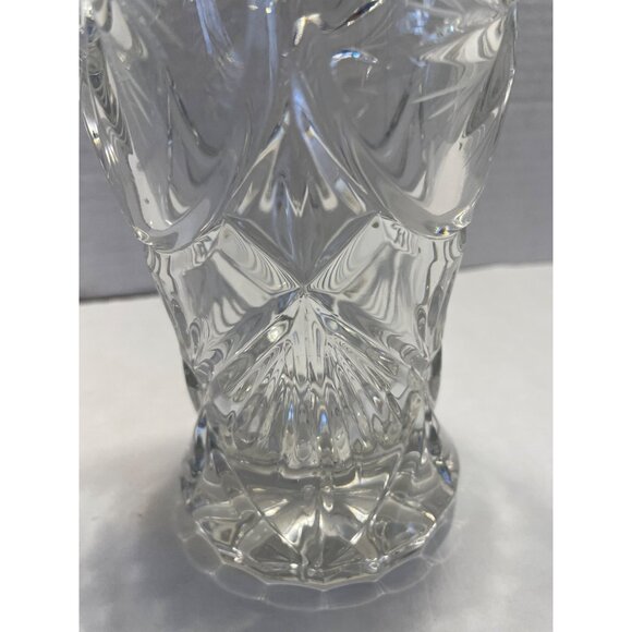 Vintage Heavy Etched Crystal Vase Germany Excellent RARE Find - Picture 6 of 10